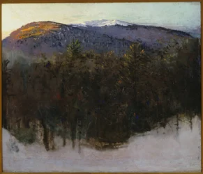 Monadnock, lever de soleil hivernal