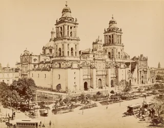 Vistas Mexicanas. Mexique. La cathédrale.