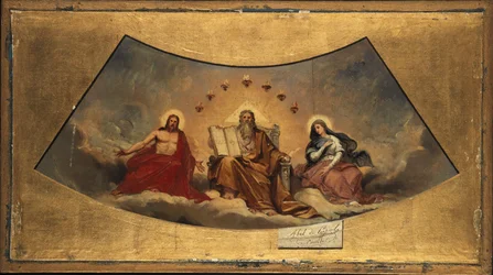 Le Père Éternel, le Christ et la Vierge Marie, vers 1838