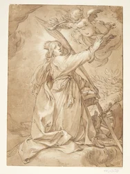 Catherine en martyre