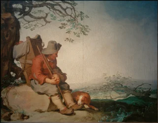 Épicier au repos