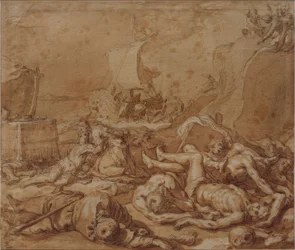 Théagène et Chariclée après le naufrage