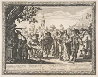 Danse sur la place du village