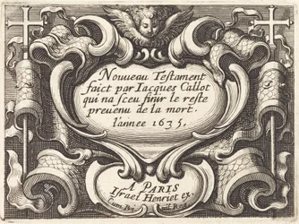Frontispice pour "Le Nouveau Testament" de Callot
