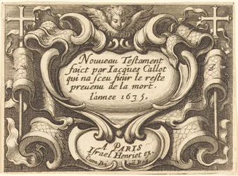 Frontispice pour "Le Nouveau Testament" de Callot