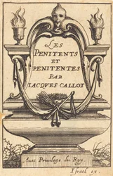Frontispice pour "Les Pénitents" de Callot