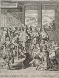 Louis XIII recevant une députation de magistrats