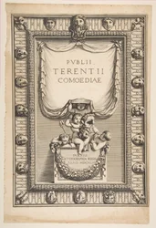 Page de Titre: Comédies de Térence Publii Terentii Comoediae