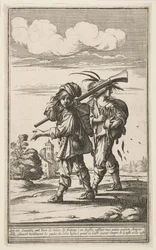 Deux maraudeurs, milieu à fin du XVIIe siècle
