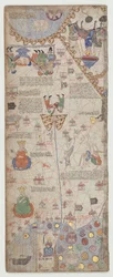 Atlas catalan, feuille 11, 1375