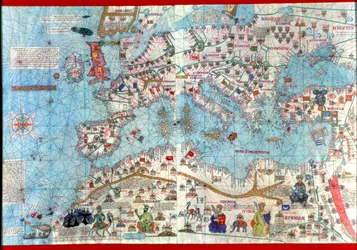 Atlas catalan, 1375 (carte)