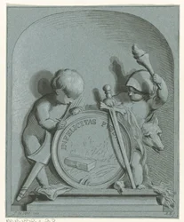 Allégorie avec deux putti