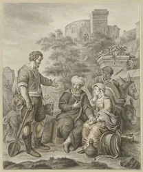 Le Lévite et sa concubine à Gibea