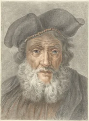 Vieil homme avec bonnet