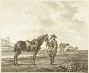 Cavalier dans le paysage