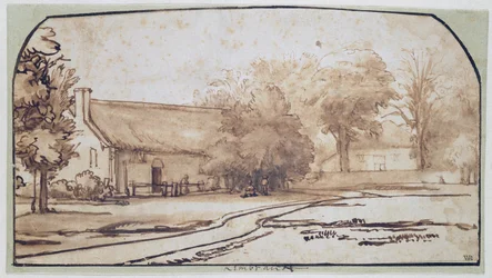 Paysage avec une maison de paysan, années 1640