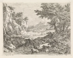 Terrain vague avec rivière