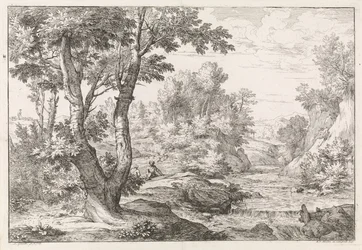Paysage avec rivière