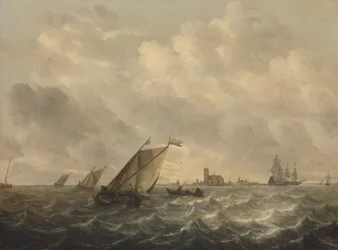 Vue de la rivière, vers 1643-1650 (huile sur panneau)