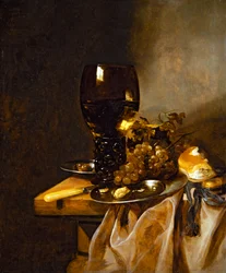 Nature morte avec Roemer et fruits