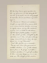 Manuscrit autographe du discours de victoire électorale de Lincoln en tant que président, prononcé à Washington D.C., depuis la fenêtre de la Maison Blanche le soir du 10 novembre