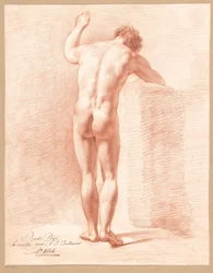 Nu masculin debout, vu de dos (3e prix 1808)