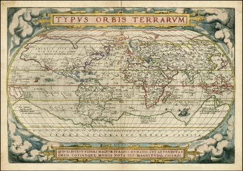 Abraham Ortelius Orbis Terrarum PublicationAnvers 1572