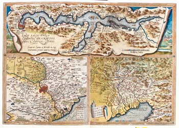 Lac de Côme (Italie ; région : Lombardie), Rome (Italie ; région : Latium), golfe de Trieste (Italie : région Frioul-Vénétie Julienne ; Slovénie : région traditionnelle du littoral slovène ; Croatie : comté d