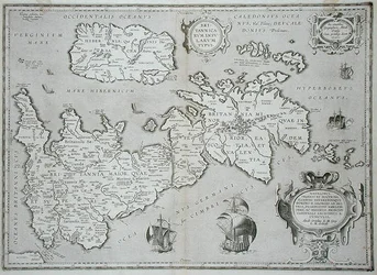 Carte de la Grande-Bretagne et de l
