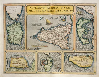 Carte des îles de la Méditerranée