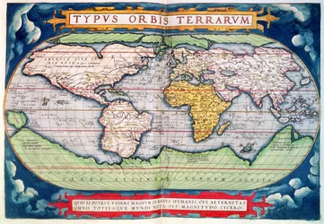 Carte du monde : "Typus Orbis Terrarum", de l