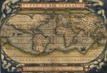 Carte du monde Typvs Orbis Terrarvm