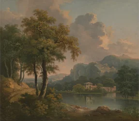 Paysage boisé et vallonné