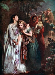 La fuite de Lucknow, 1858, vers 1920