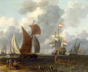 Une bataille en mer