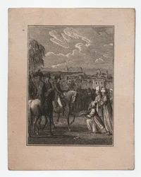 Napoléon en Égypte, vers 1795 (gravure)