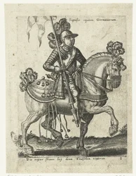 Cavalier allemand en armure