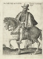 Prince néerlandais à cheval