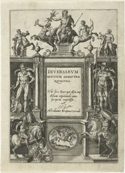 Page de titre pour Omnium pene Europae, Asiae, Aphricae, Americae gentium habitus