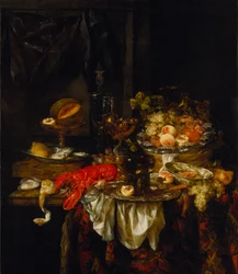 Nature morte de banquet