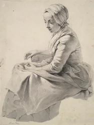 Femme assise