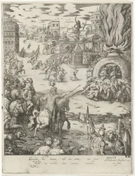 Shadrach, Meshach et Abednego dans la fournaise ardente