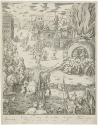 Shadrach, Meshach et Abednego dans la fournaise ardente