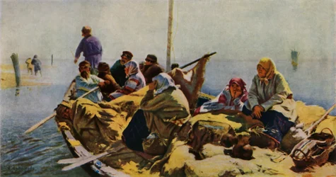 Sur la rivière Oka, 1890, 1965