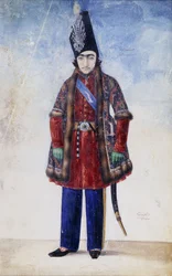 Portrait du jeune Nasr al-Din Shah, c.1845-6