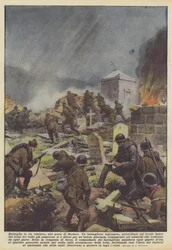 Bataille dans un cimetière, aux portes de Bermeo