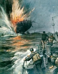 Navire marchand britannique coulé par MAS italien en Méditerranée, 3 août