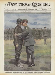 Avec les lèvres des chefs, la patrie embrasse ses héros