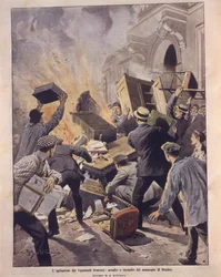 Illustration de couverture des vignerons incendiant l