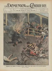 Course cycliste dramatique au vélodrome de Berlin, des dames brûlées par l